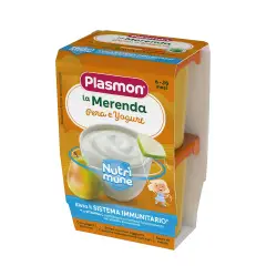 Plasmon Sapori di Natura Pera e Yogurt - Confezione 2 x 120 g