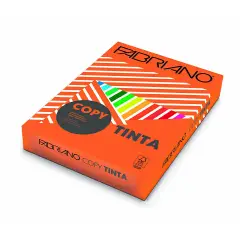 Carta Copy Tinta Fabriano A4 200 g/m² – 100 Fogli, Colore Aragosta