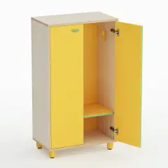Mobile Scuola Infanzia Easy Line Spogliatoio con Ante Giallo