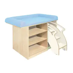 Fasciatoio Asilo Nido Forma con Scaletta a Destra – 120x75 cm - Conforme CAM