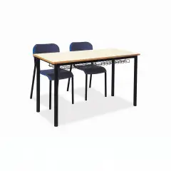 Banco Biposto 600 H 64 cm - Sottopiano in Griglia – Scuola Primaria - CAM