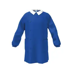 Grembiule Bambino Scuola Senza Ricamo Blu 10 Anni