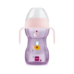 Tazza MAM Fun To Drink Cup 270 ml – Rosa, 8+ Mesi