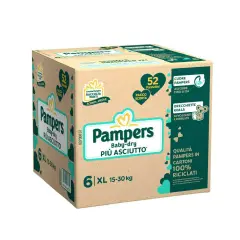 Pannolini Pampers Baby Dry Quadripak Taglia 6 (15-30 Kg) - 52 Pezzi BabyDry