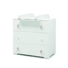Comò Tato Bianco Rosa - Erbesi