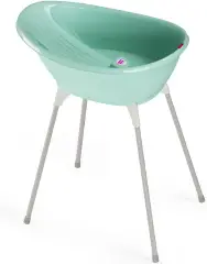 Vaschetta Bagnetto Neonato Bella con Cavalletto - Azzurro