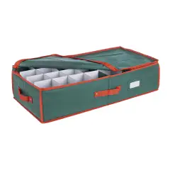 Contenitore Xmas Sfere Rettangolare Verde – Protezione e Ordine per le Tue Sfere Natalizie