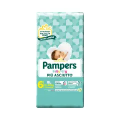 Pannolini Pampers Baby Dry Flash - Taglia 6 - 15-30 Kg - 13 Pezzi BabyDry