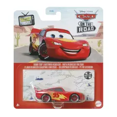 Cars Personaggio 1:55 Lightning Mcqueen Road Trip Hky34