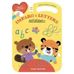 Scrivo Cancello Riscrivo Imparo le Lettere Dell'Alfabeto