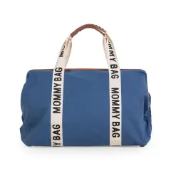 Mommy Bag Borsa Fasciatoio con Materassino – Tela Indigo Childhome