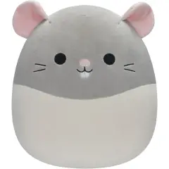 Squishmallows Personaggio 30 Cm: Grey & White Rat