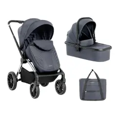 Passeggino 2in1 Con Navicella Kara Grey