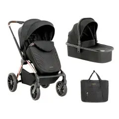 Passeggino 2in1 Con Navicella Kara Nero