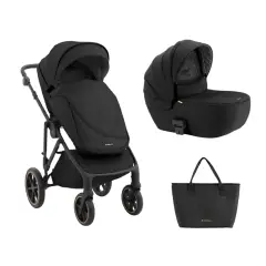 Passeggino 2in1 Con Navicella Thea Black