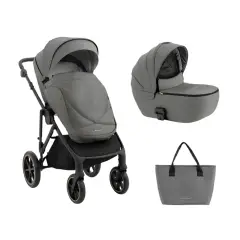 Passeggino 2in1 Con Navicella Thea Grey