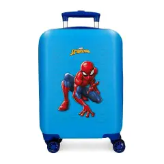 Spiderman Vigilant Trolley Abs 50 Cm 4 Ruote Azzurro