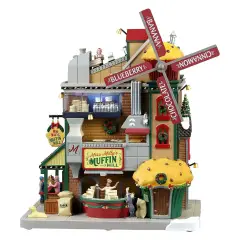 Lemax Miss Milly’s Muffin Mill 35020 – Negozio di Muffin Luminoso Animato e Musicale