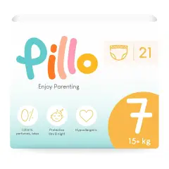 Pillo Mutandina Taglia 7 XXL +15 kg Confezione 21 Pannolini