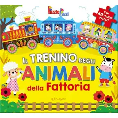 Libro Puzzle Pazzi: Il Trenino Degli Animali Della Fattoria