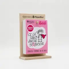Calendario Filosofico Delle Donne 2027 10x14 Con Supporto In Legno