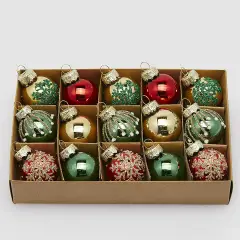 Natale Addobbo Palla Decomix Cf 15pz D.3 C4 Multicolor