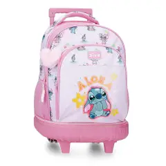 Stitch You & Me Zaino Con Carrellino 45 Cm