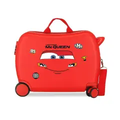 Valigia ABS 50 cm 4 ruote Cars McQueen Rosso Disney