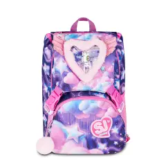 Sj Gang Fluffy Pink Girl Zaino Sdoppiabile Big 24 Litri