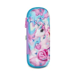 Portapenne 3D Sj Gang Glow Led Unicorn Girl Bustina