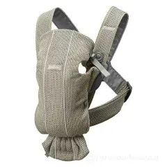 Babaybjorn Marsupio Mini 3D Mesh Grey Beige