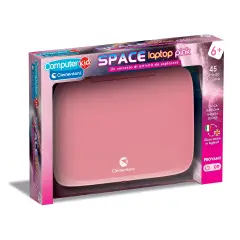 Clementoni Computer Kid Space Laptop Rosa 6+ per Bambini