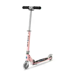 Monopattino Micro Sprite LED Rosa Neon con Ruote Luminose