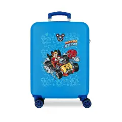 Trolley ABS 55 cm 4 ruote Mickey High Speed Blu Disney